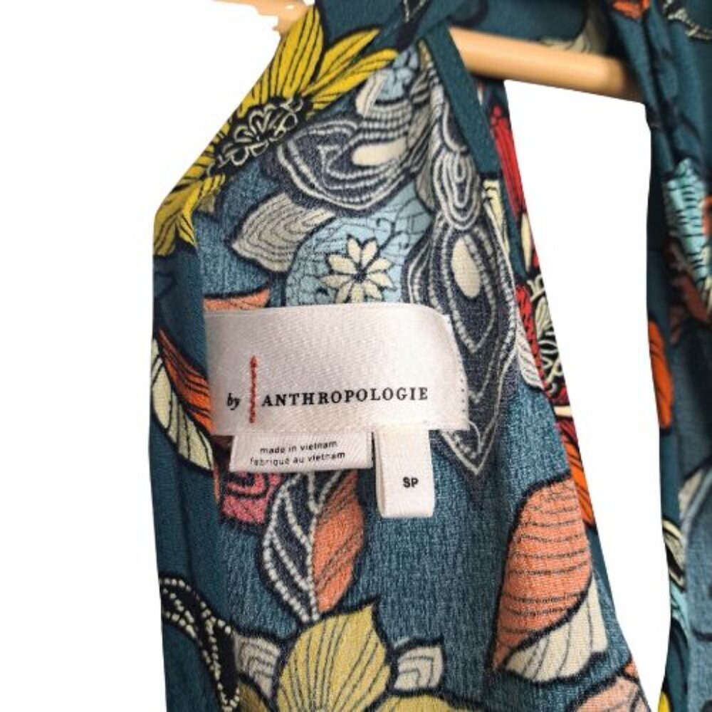 Anthropologie Geneva Halter Wide-Leg Jumpsuit with Belt - Picture 9 of 12